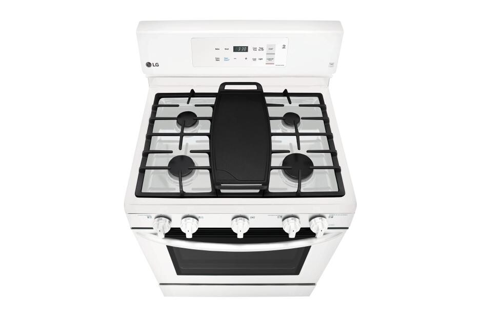LG 5.4 cu. ft. Gas Single Oven Range with EvenJet™ Fan Convection and EasyClean®, LRG3193SW, thumbnail 5