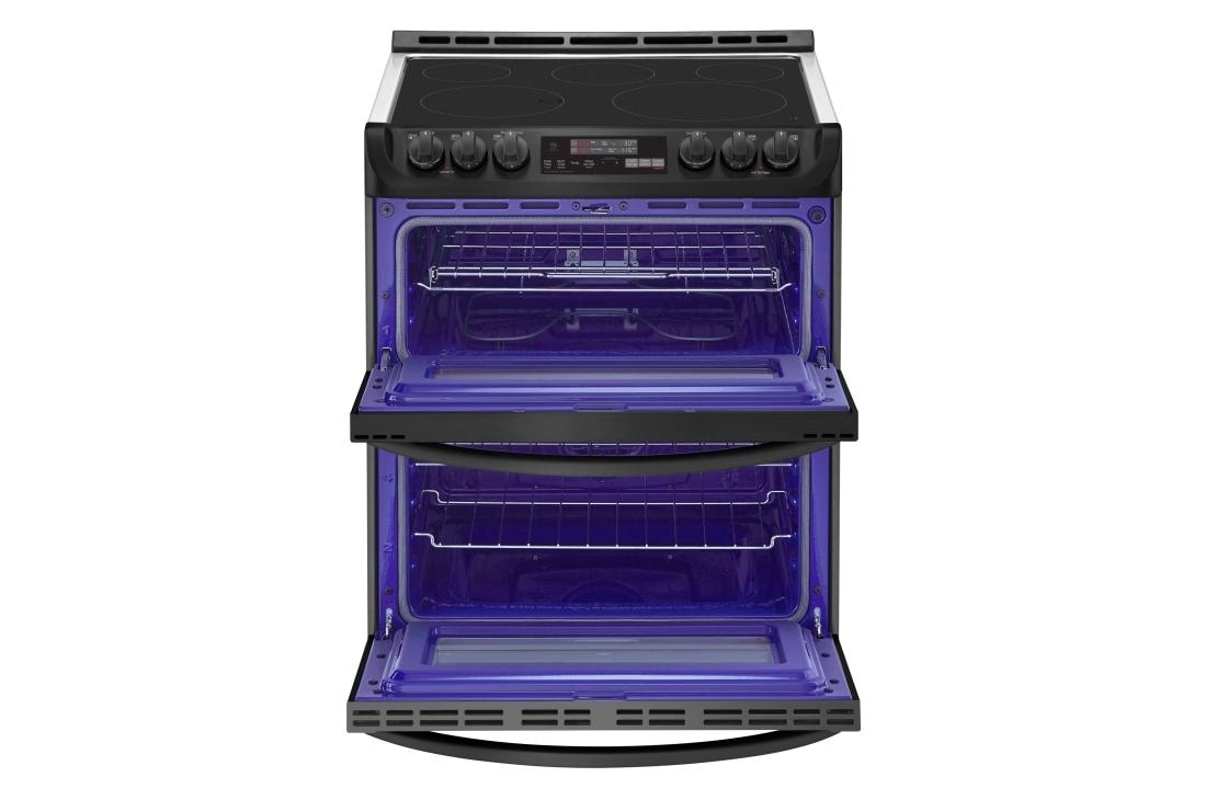 LG 7.3 cu. ft. Smart wi-fi Enabled Electric Double Oven Slide-In Range with ProBake Convection® and EasyClean®, LTE4815BM, thumbnail 7