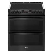 LG 7.3 cu. ft. Smart wi-fi Enabled Electric Double Oven Slide-In Range with ProBake Convection® and EasyClean®, LTE4815BM, thumbnail 1