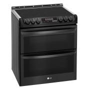 LG 7.3 cu. ft. Smart wi-fi Enabled Electric Double Oven Slide-In Range with ProBake Convection® and EasyClean®, LTE4815BM, thumbnail 2