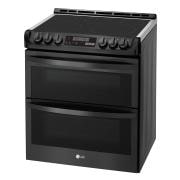 LG 7.3 cu. ft. Smart wi-fi Enabled Electric Double Oven Slide-In Range with ProBake Convection® and EasyClean®, LTE4815BM, thumbnail 3