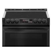 LG 7.3 cu. ft. Smart wi-fi Enabled Electric Double Oven Slide-In Range with ProBake Convection® and EasyClean®, LTE4815BM, thumbnail 4