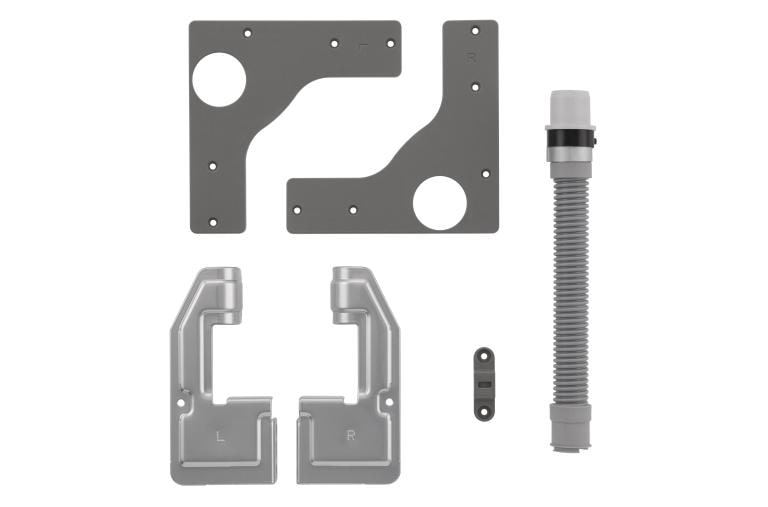 LG 27'' Laundry Stacking Kit - Chrome, TSTK1, thumbnail 2