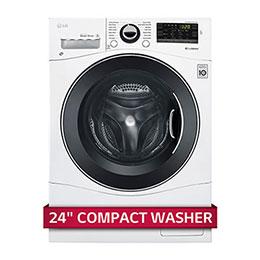 2.3 cu. ft. Capacity 24” Compact Front Load Washer w/ NFC Tag On2