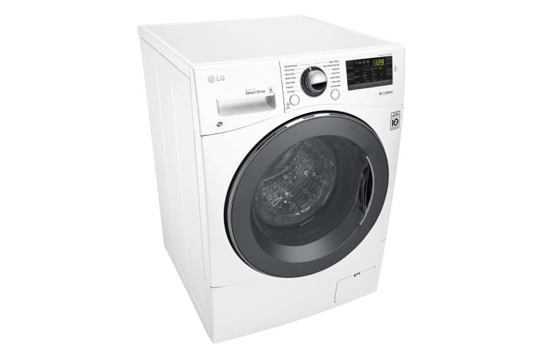 LG WM1388HW 2.3 cu. ft. Capacity 24” Compact Front Load Washer w/ NFC