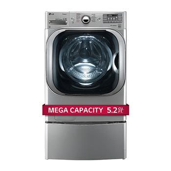 5.2 cu. ft. Mega Capacity TurboWash® Washer with Steam Technology1