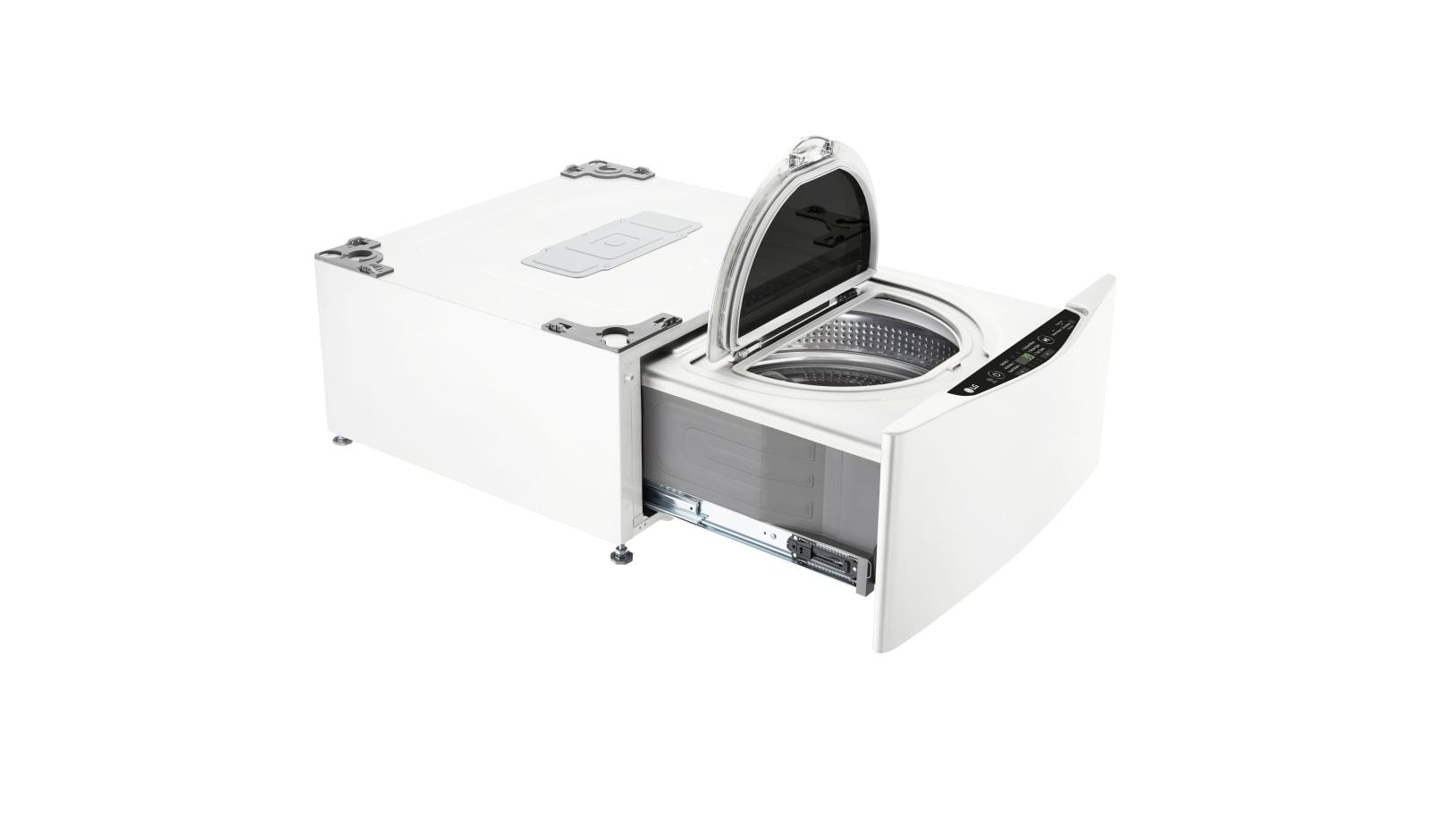 LG WD100CW 1.0 cu. ft. LG SideKick™ Pedestal Washer, LG TWINWash