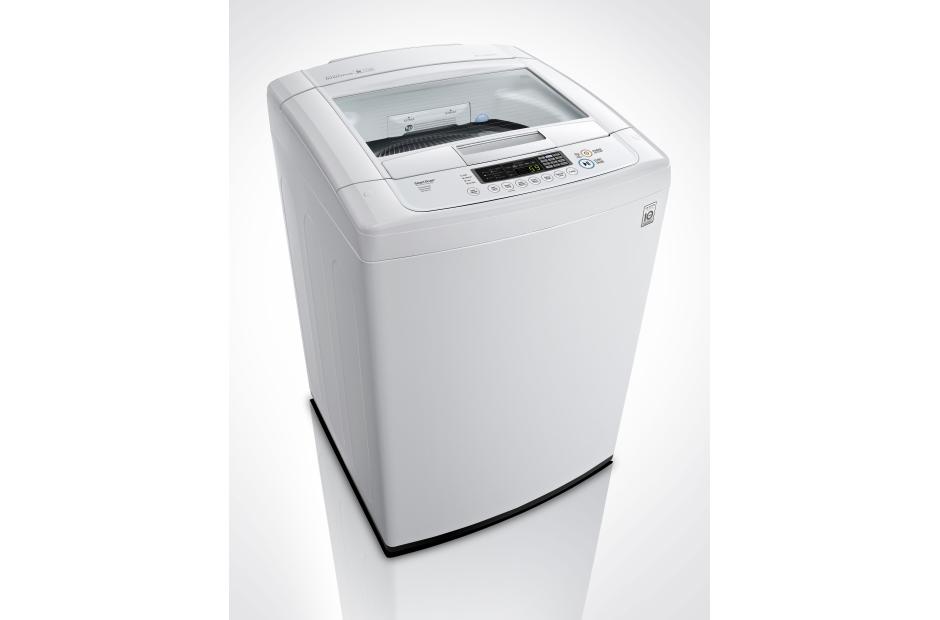 Lg Wt5480cw 27 Inch 5 0 Cu Ft Top Load Washer With 12 Wash Programs 1 100 Rpm Waveforce Technology Turbowash Oxi Sanitize Power Cleanse Staincare Smartdiagnosis Auto Suds Removal And Energy Star Certification