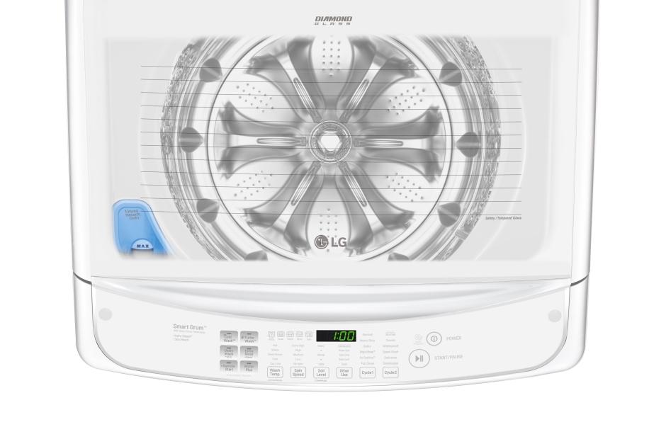 LG 5.0 cu. ft. Large Smart wi-fi Enabled Front Control Top Load Washer with TurboWash®, WT1901CW, thumbnail 7