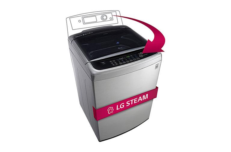 LG 4.9 cu. ft. Mega Capacity Front Control TurboWash® Washer w/ Steam, WT1801HVA, thumbnail 1