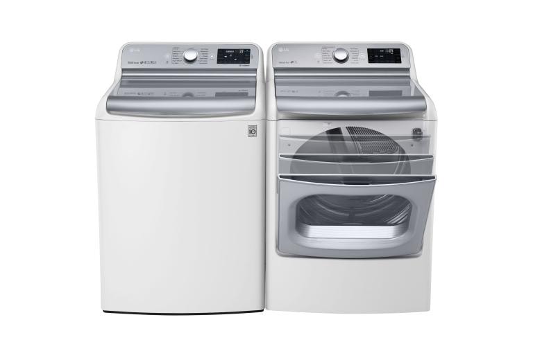 LG 5.7 cu.ft. Mega Capacity Top Load Washer With TurboWash® Technology, WT7700HWA, thumbnail 4