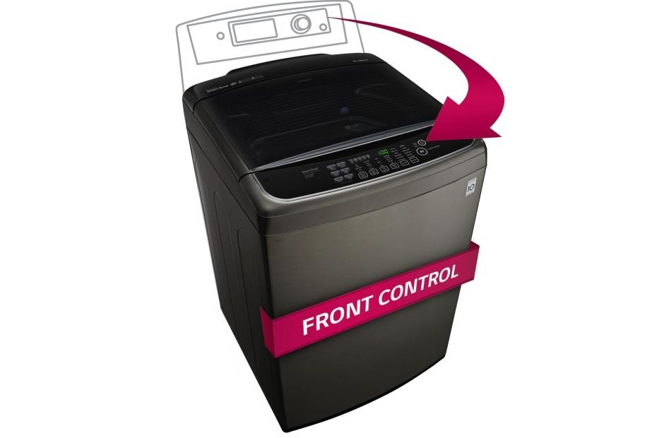 WT1301CW by LG - Ultra Large Capacity High Efficiency Front Control Top  Load Washer