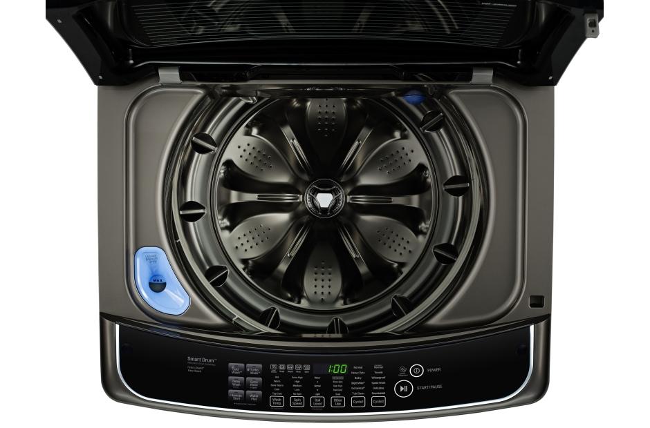 5.0 cu. ft. Large Smart wi fi Enabled Front Control Top Load Washer with TurboWash