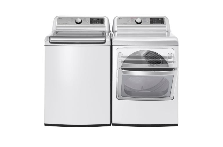 LG 5.2 cu. ft. Mega Capacity Top Load Washer with TurboWash® Technology, WT7500CW, thumbnail 4