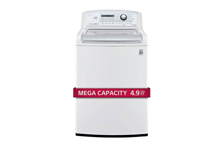 LG 4.9 cu.ft. MEGA Capacity High Efficiency Top Load Washer, WT5270CW, thumbnail 1