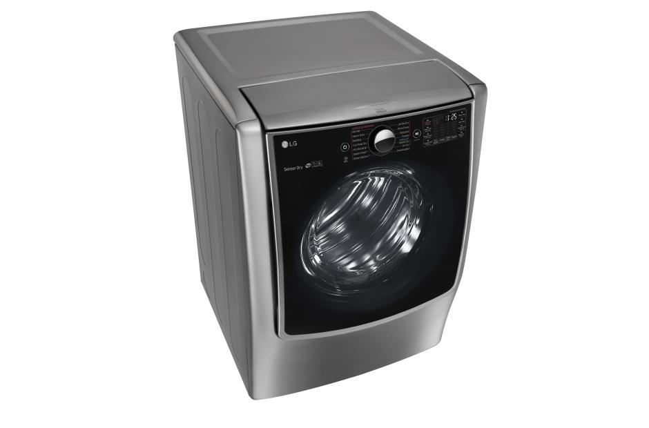 LG 9.0 cu. ft. Large Smart wi-fi Enabled Electric Dryer w/ TurboSteam™, DLEX9000V, thumbnail 3