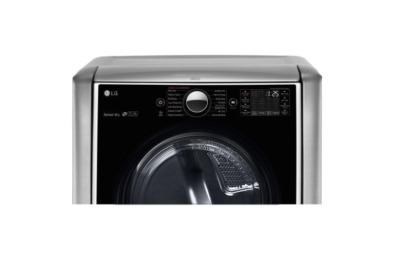 LG 9.0 cu. ft. Large Smart wi-fi Enabled Electric Dryer w/ TurboSteam™, DLEX9000V, thumbnail 4