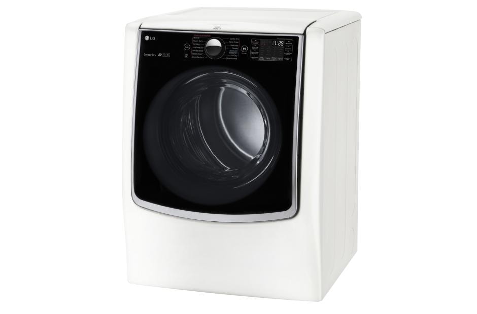 LG 9.0 cu. ft. Large Smart wi-fi Enabled Electric Dryer w/ TurboSteam™, DLEX9000W, thumbnail 6