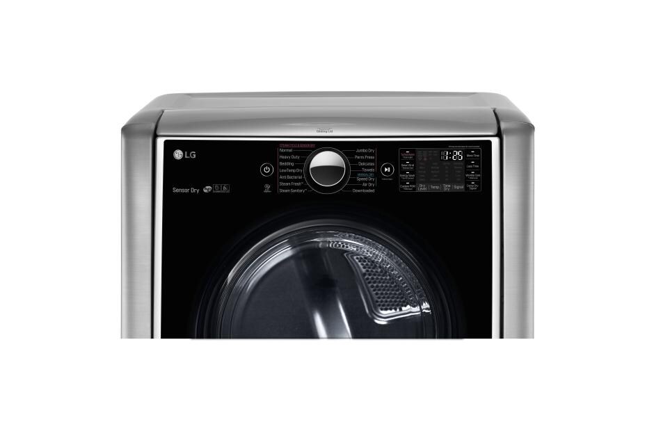 LG 9.0 cu. ft. Large Smart wi-fi Enabled Gas Dryer w/ TurboSteam™ , 9.0 cu. ft. Large Smart wi-fi Enabled Gas Dryer w/ TurboSteam™ , DLGX9001V, thumbnail 4