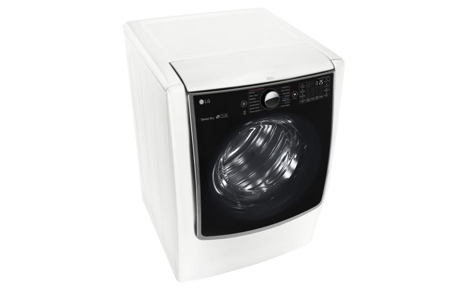 LG 9.0 cu. ft. Large Smart wi-fi Enabled Gas Dryer w/ TurboSteam™ , 9.0 cu. ft. Large Smart wi-fi Enabled Gas Dryer w/ TurboSteam™ , DLGX9001W, thumbnail 3