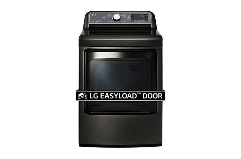 LG 7.3 cu. ft. Ultra Large Capacity TurboSteam™ Electric Dryer with EasyLoad™ Door, DLEX7600KE, thumbnail 1