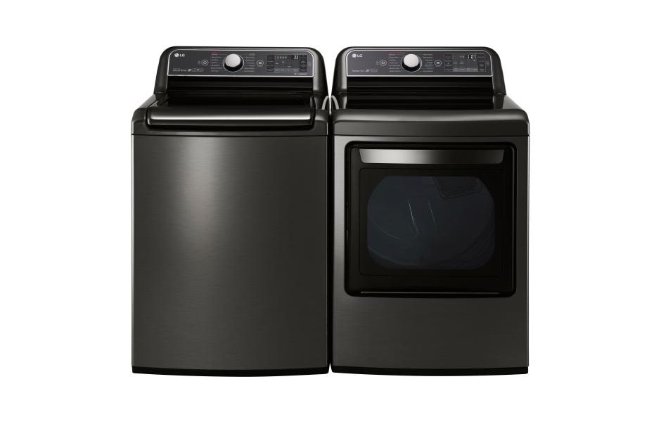 LG 7.3 cu. ft. Ultra Large Capacity TurboSteam™ Electric Dryer with EasyLoad™ Door, DLEX7600KE, thumbnail 3