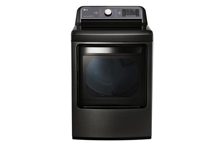LG 7.3 cu. ft. Ultra Large Capacity TurboSteam™ Electric Dryer with EasyLoad™ Door, DLEX7600KE, thumbnail 2