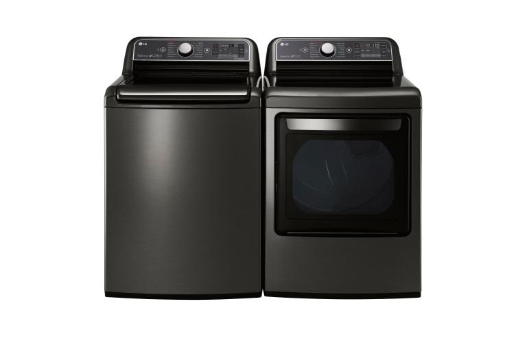 LG 7.3 cu. ft. Ultra Large Capacity TurboSteam™ Electric Dryer with EasyLoad™ Door, DLEX7600KE, thumbnail 3