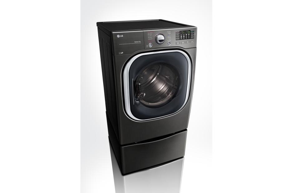 LG DLEX4370K 7.4 cu.ft. Ultra Large Capacity TurboSteam Electric Dryer LG USA Business