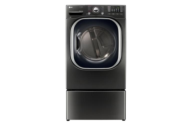 LG 7.4 cu.ft. Ultra Large Capacity TurboSteam™ Electric Dryer, DLEX4370K, thumbnail 2