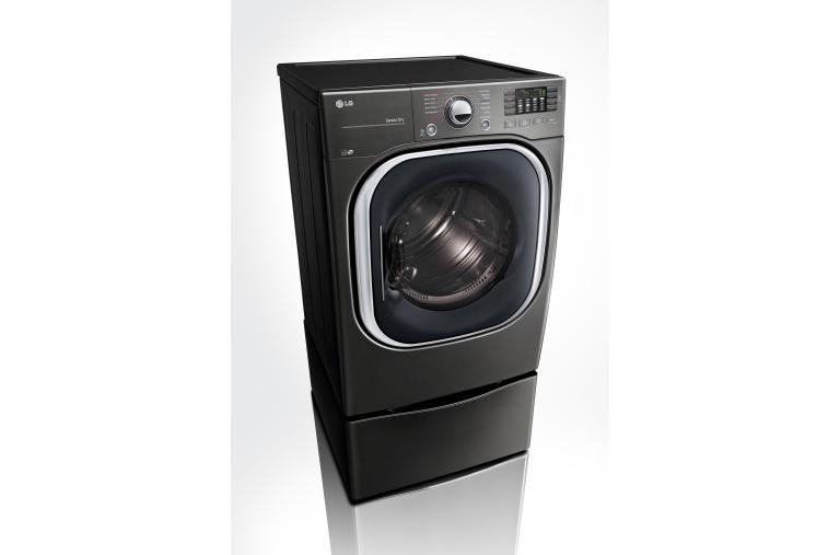 LG 7.4 cu.ft. Ultra Large Capacity TurboSteam™ Electric Dryer, DLEX4370K, thumbnail 3