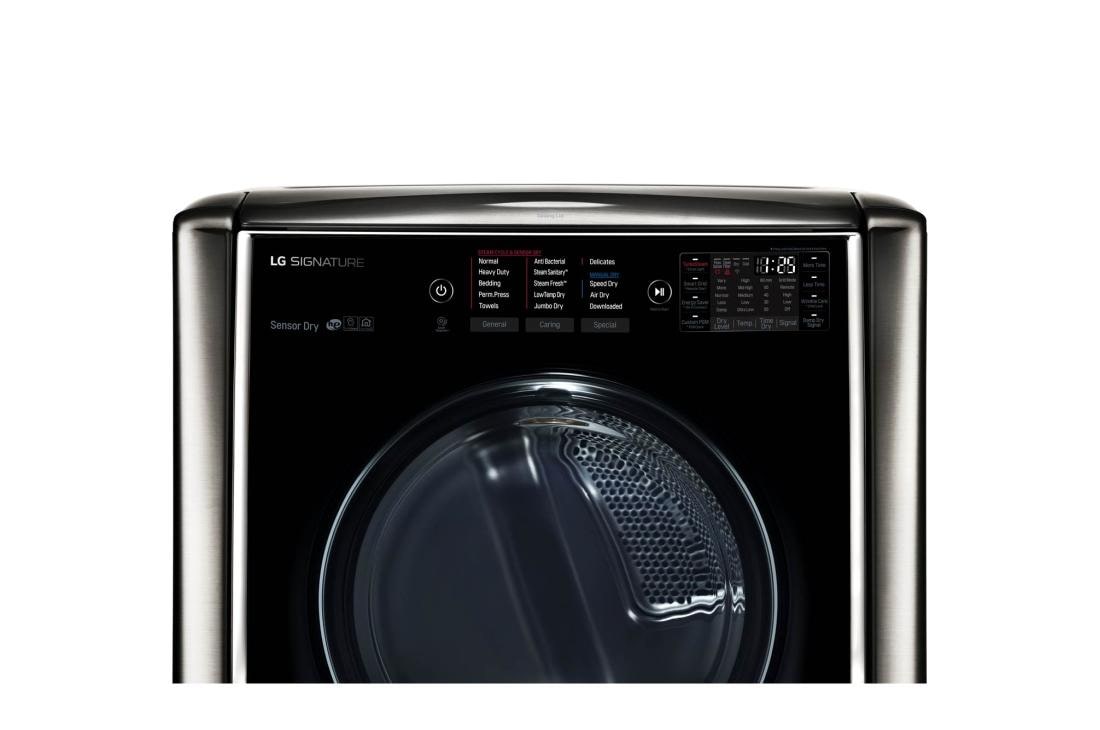 LG SIGNATURE 9.0 cu. ft. Large Smart wi-fi Enabled Electric Dryer w/ TurboSteam™ , DLEX9500K, thumbnail 7