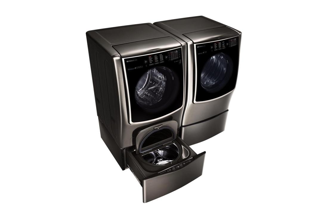 LG SIGNATURE 9.0 cu. ft. Large Smart wi-fi Enabled Electric Dryer w/ TurboSteam™ , DLEX9500K, thumbnail 8