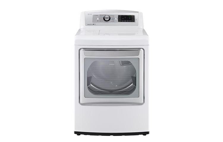 LG 7.3 cu.ft. Ultra Large SteamDryer™ with EasyLoad™ Door, DLEX5780WE, thumbnail 2