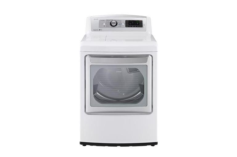 LG 7.3 cu.ft. Ultra Large SteamDryer™ with EasyLoad™ Door, DLEX5780WE, thumbnail 2