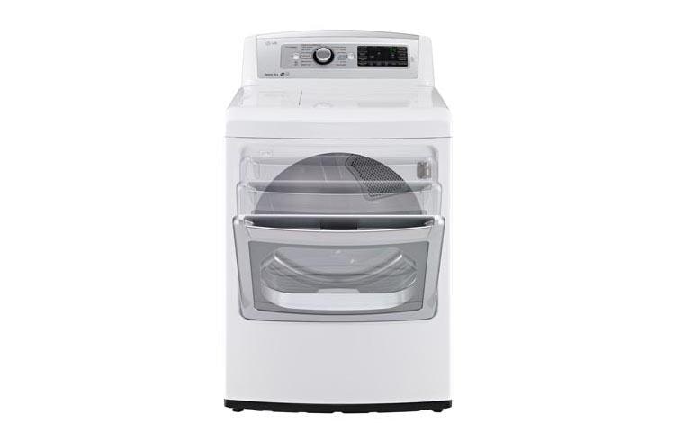 LG 7.3 cu.ft. Ultra Large SteamDryer™ with EasyLoad™ Door, DLEX5780WE, thumbnail 3