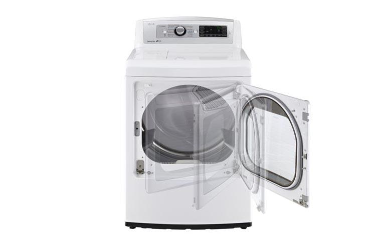 LG 7.3 cu.ft. Ultra Large SteamDryer™ with EasyLoad™ Door, DLEX5780WE, thumbnail 4