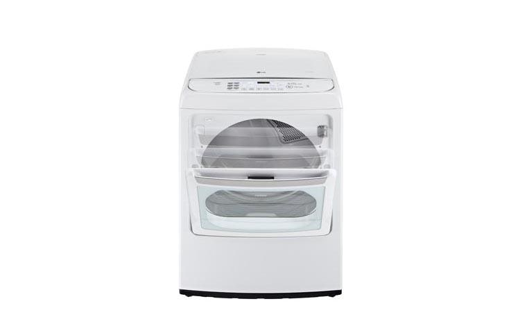 LG 7.3 cu. ft. Ultra Large Capacity High Efficiency Front Control SteamDryer™ w/ EasyLoad™ Door, DLEY1701WE, thumbnail 3
