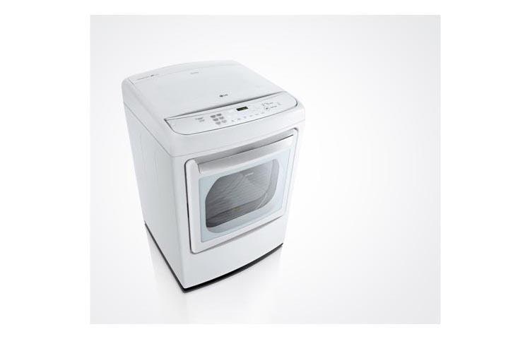 LG 7.3 cu. ft. Ultra Large Capacity High Efficiency Front Control SteamDryer™ w/ EasyLoad™ Door, DLEY1701WE, thumbnail 9