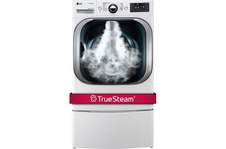 LG 9.0 cu. ft. Mega Capacity Electric Dryer w/ Steam™ Technology, DLEX8100W, thumbnail 1