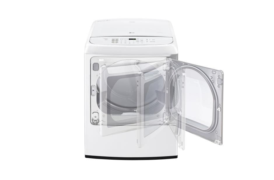 LG 7.3 cu. ft. Smart wi-fi Enabled Front Control Electric Dryer w/ EasyLoad™ Door, DLEY1901WE, thumbnail 4
