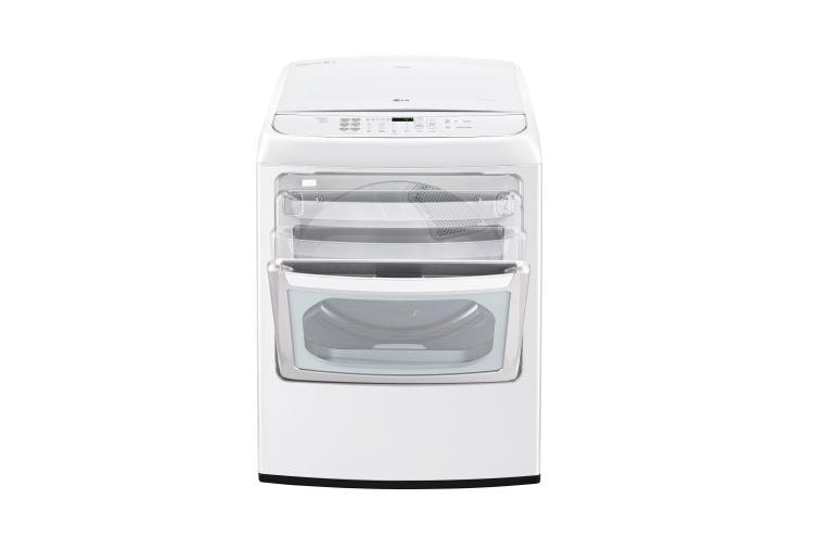 LG 7.3 cu. ft. Smart wi-fi Enabled Front Control Electric Dryer w/ EasyLoad™ Door, DLEY1901WE, thumbnail 3