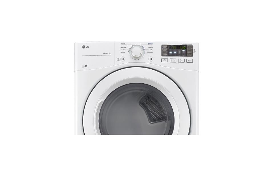 LG 7.4 cu. ft. Ultra Large Capacity Dryer w/ NFC Tag On Technology, DLE3180W, thumbnail 2