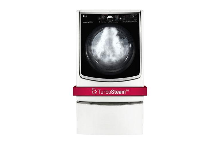 LG 7.4 cu. ft. Smart wi-fi Enabled Electric Dryer w/ TurboSteam™ , DLEX5000W, thumbnail 1