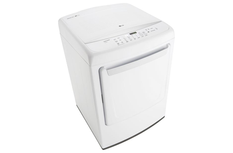 LG 7.3 cu. ft. Ultra Large Capacity High Efficiency Front Control Dryer w/ NFC Tag On, DLE1501W, thumbnail 3