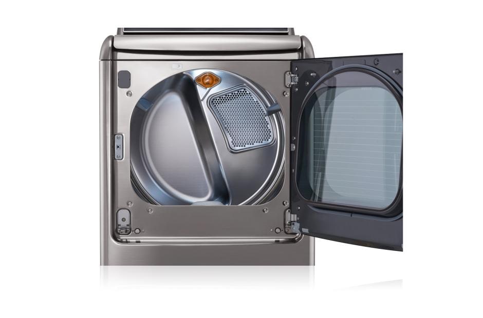 LG 9.0 Cu. Ft. Mega Large Capacity TurboSteam™ Dryer With EasyLoad™ Door, DLEX7700VE, thumbnail 8