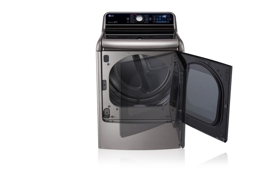 LG 9.0 Cu. Ft. Mega Large Capacity TurboSteam™ Dryer With EasyLoad™ Door, DLEX7700VE, thumbnail 10