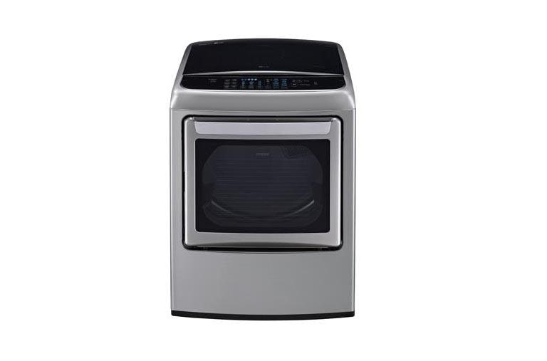 LG 7.3 cu. ft. Ultra Large Capacity High Efficiency Front Control SteamDryer™ w/ EasyLoad™ Door, DLEY1701VE, thumbnail 2