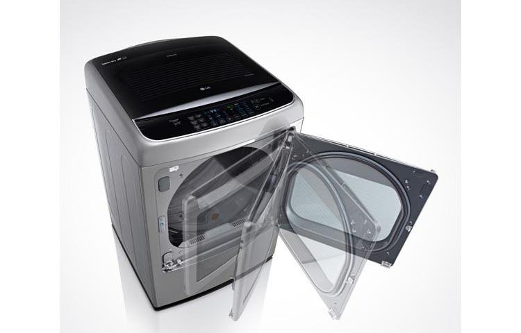 LG 7.3 cu. ft. Ultra Large Capacity High Efficiency Front Control SteamDryer™ w/ EasyLoad™ Door, DLEY1701VE, thumbnail 8