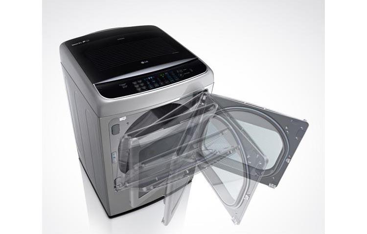 LG 7.3 cu. ft. Ultra Large Capacity High Efficiency Front Control SteamDryer™ w/ EasyLoad™ Door, DLEY1701VE, thumbnail 9